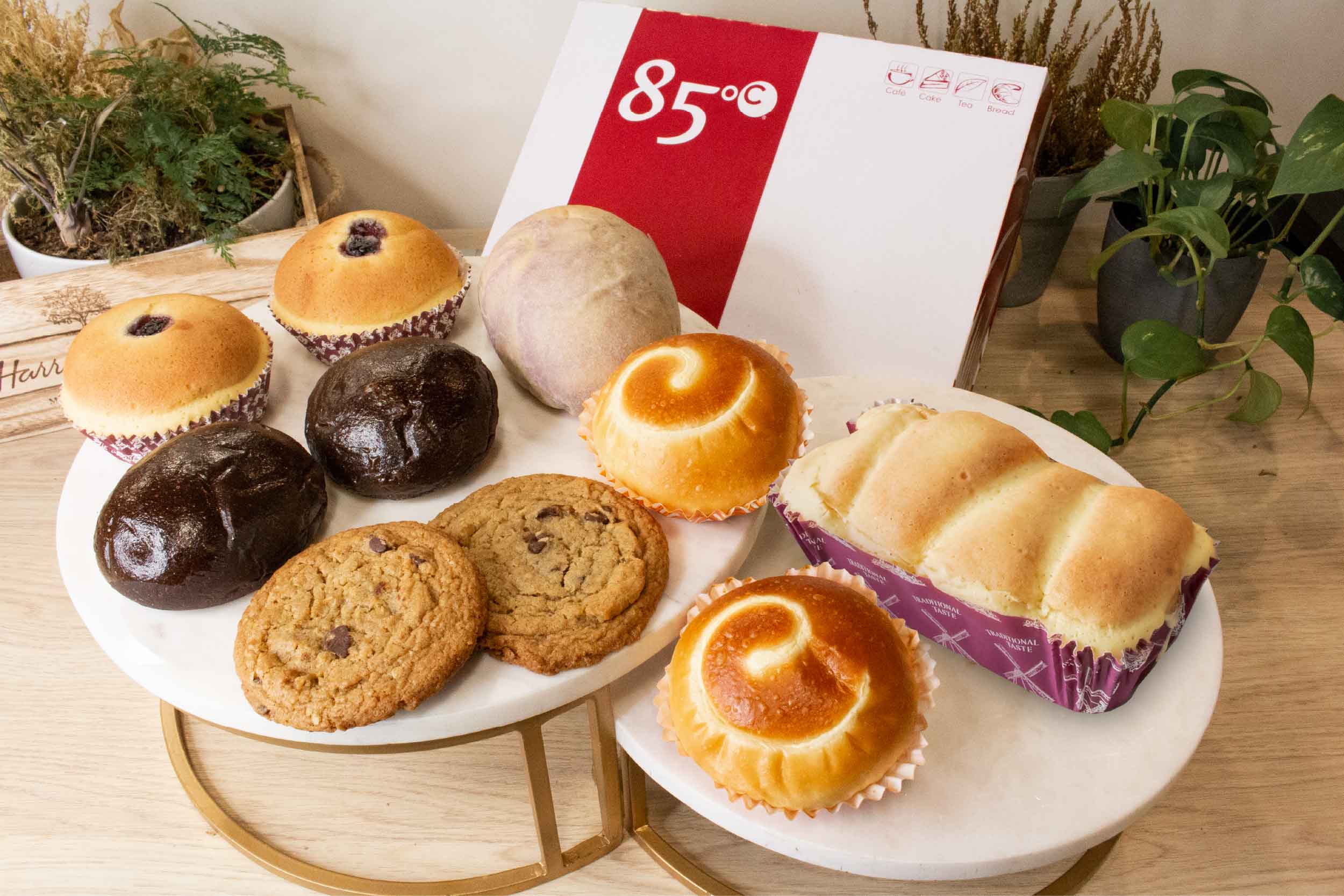 85°C Classics 10Piece Box Set 85C Bakery Cafe