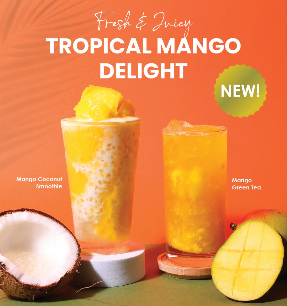 Fresh & Juicy | Tropical Mango Delight | Mango Coconut Smoothie | Mango Green Tea | New