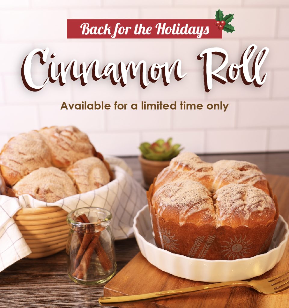 Back for the Holidays | Cinnamon Roll | Available for a limited time only