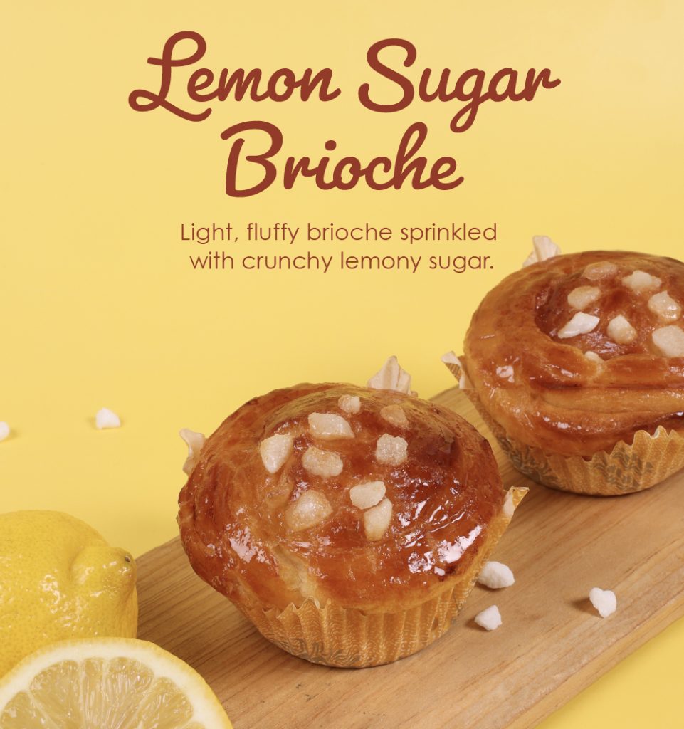 Lemon Sugar Brioche | Light, fluffy brioche sprinkled with crunchy lemony sugar.