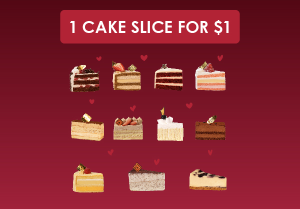 1 Cake Slice for $1